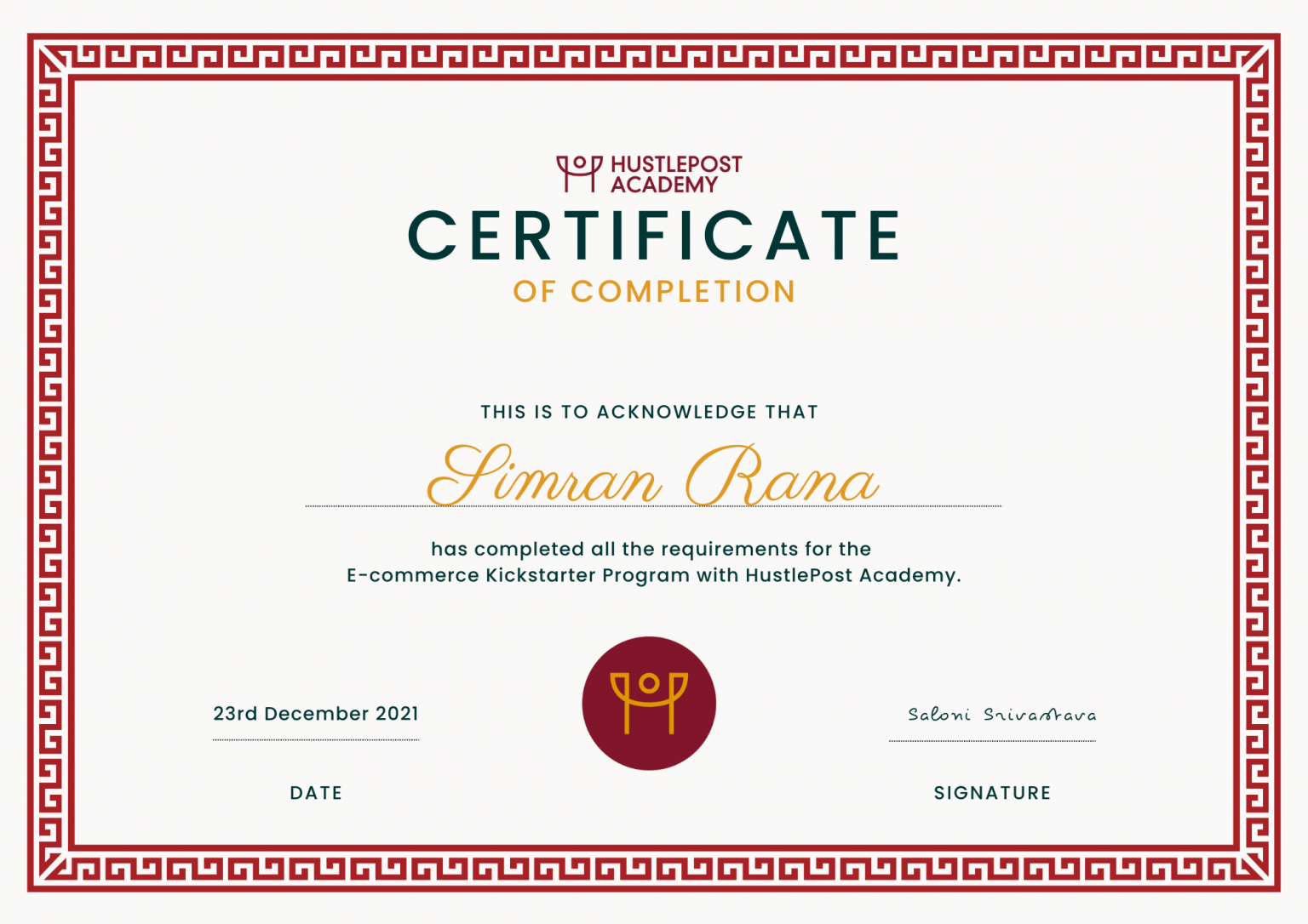 Best E-Commerce Kickstarter Program - Hustle Post Academy